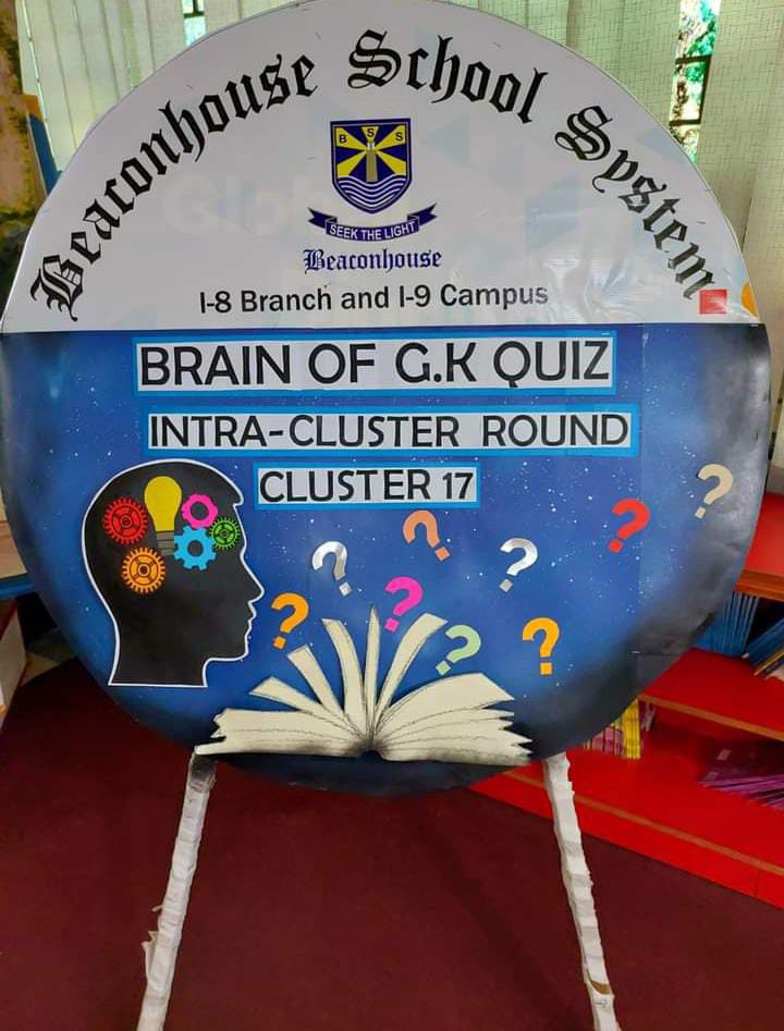 Beaconhouse Brain of General Knowledge Quiz Intra Cluster BKI I8, Islamabad