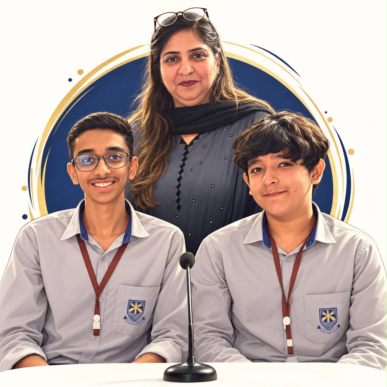 Quiz Team: Ms Sumaira Shahjahan, Ali Murtaza, Hasan Khandwala
